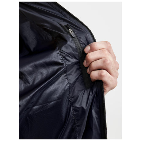 Adv Explore Down Jacket M - Black - Closeup 6