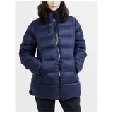 Adv Explore Down Jacket W - Dark Blue - Closeup 1