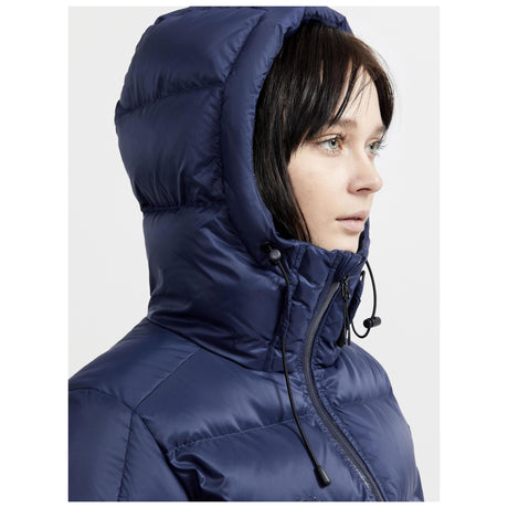 Adv Explore Down Jacket W - Dark Blue - Closeup 5