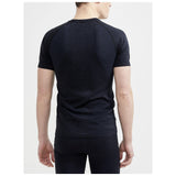 Core Dry Active Comfort Ss M - Black - Closeup 2