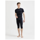 Core Dry Active Comfort Ss M - Black - Closeup 5
