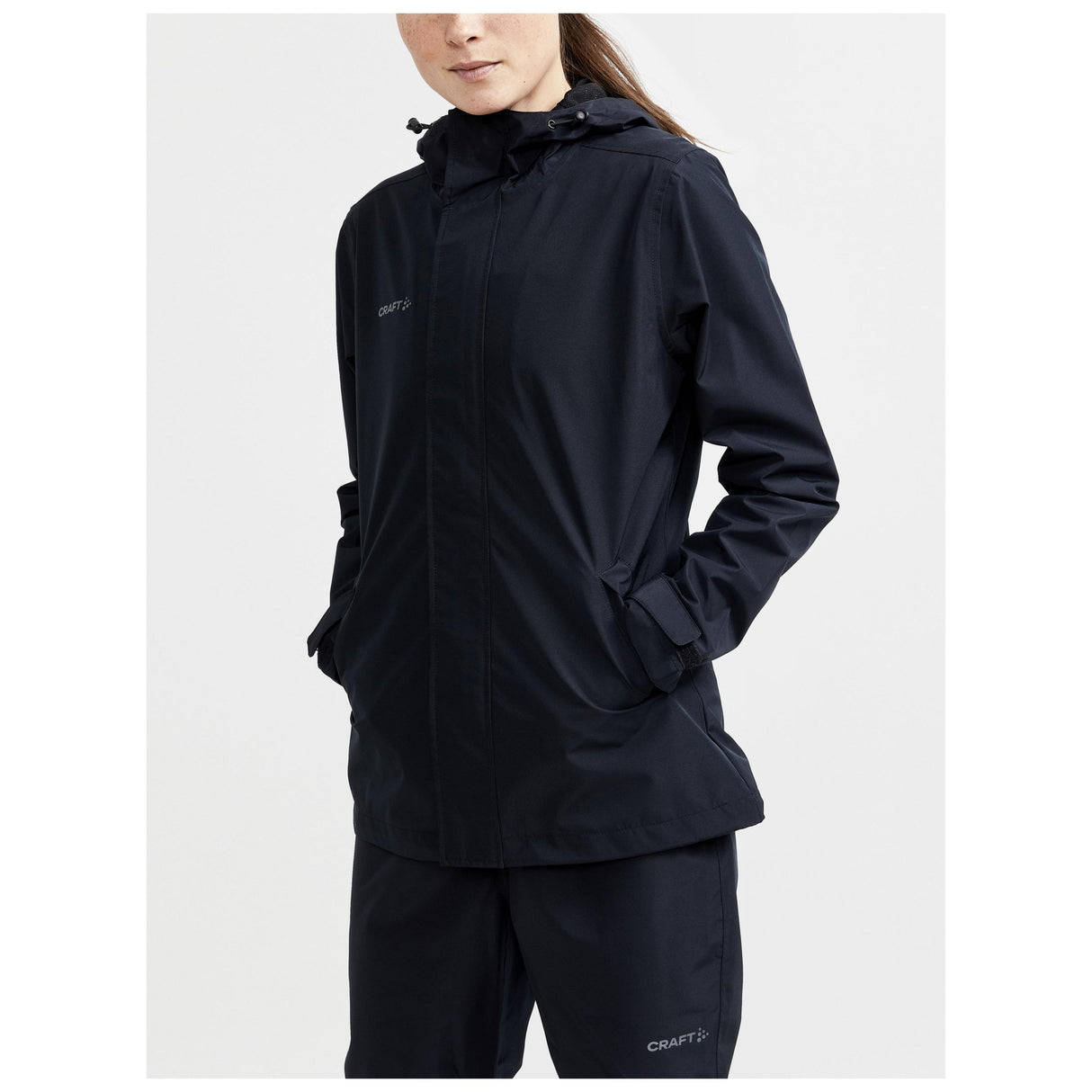 Core Explore Rain Set W - Black - Closeup 1