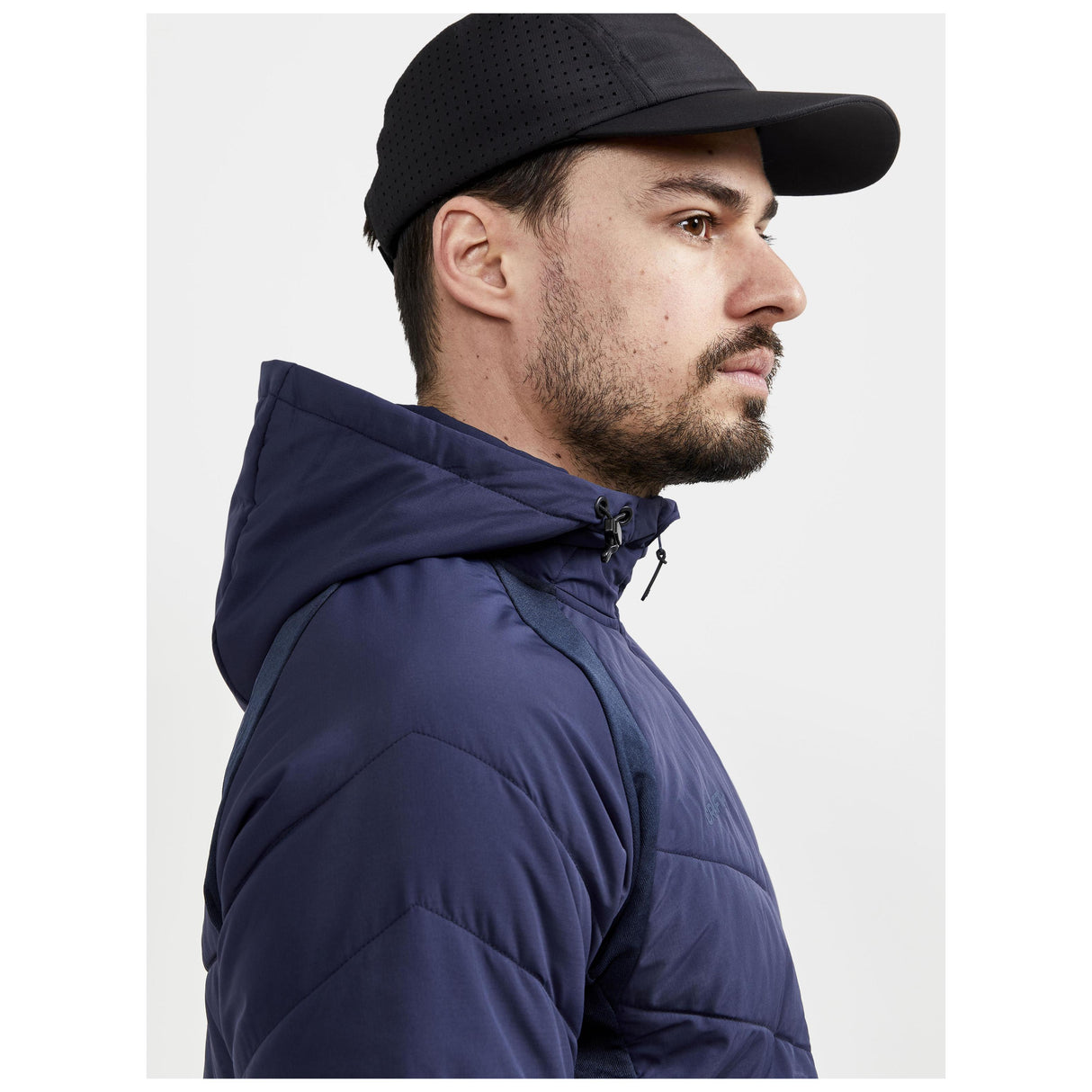 Adv  Explore Hybrid Jacket M - Dark Blue - Closeup 3