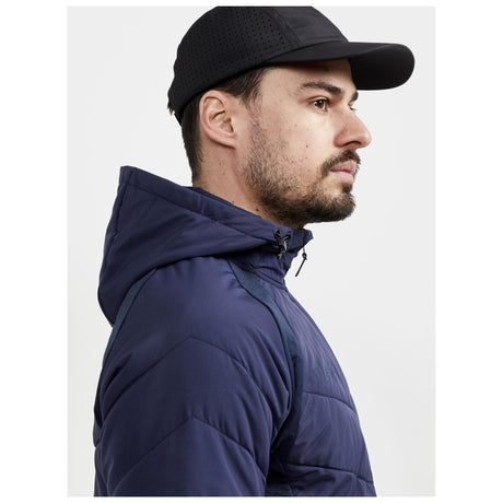 Adv  Explore Hybrid Jacket M - Dark Blue - Closeup 3