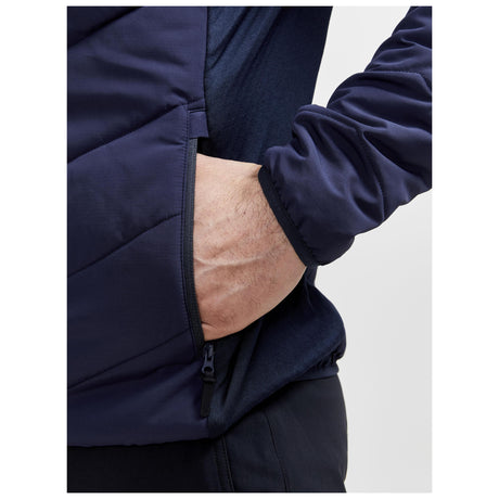 Adv  Explore Hybrid Jacket M - Dark Blue - Closeup 5