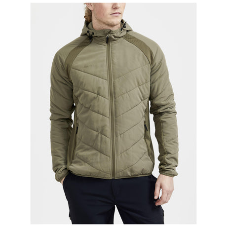 Adv  Explore Hybrid Jacket M - Dark Green - Closeup 1
