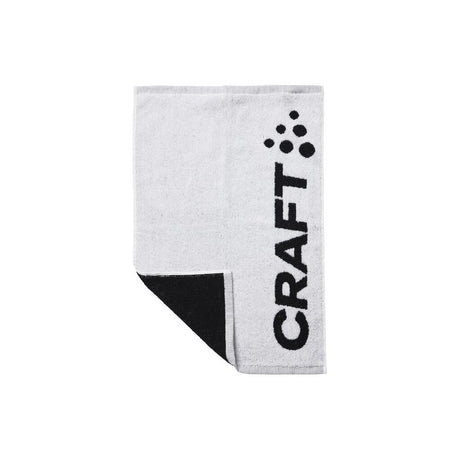 Court Towel - White/Black - Front