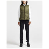 Core Light Padded Vest W - Dark Green - Closeup 5