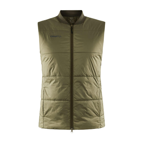 Core Light Padded Vest W - Dark Green - Front