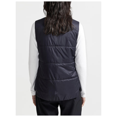 Core Light Padded Vest W - Black - Closeup 3