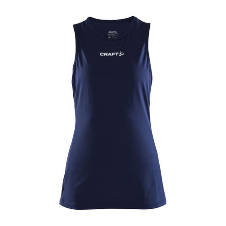 Rush Slim Singlet W - Navy - Front