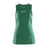 Rush Slim Singlet W - Green - Front