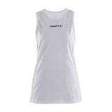 Rush Slim Singlet W - White - Front