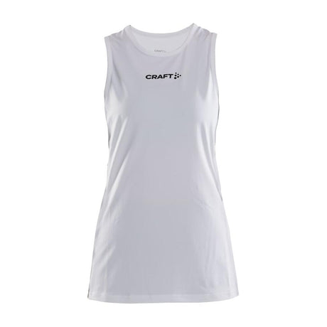 Rush Slim Singlet W - White - Front