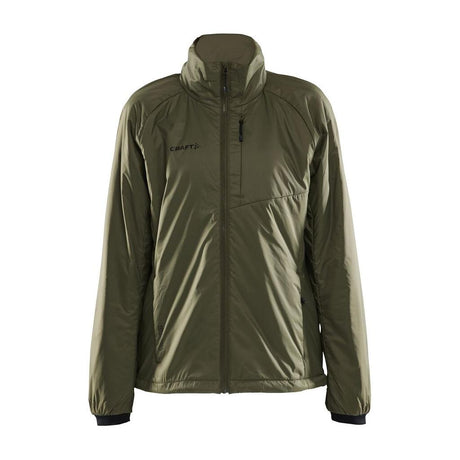Core Light Padded Jacket W - Dark Green - Front