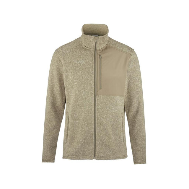 Adv Explore Heavy Fleece Jkt M - Beige/Melange - Front