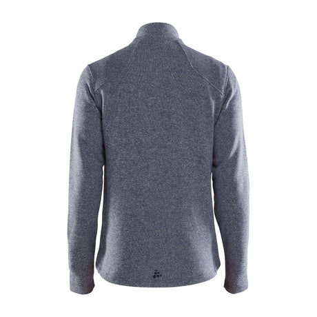 Adv Explore Heavy Fleece Jkt M - Grey Melange - Back