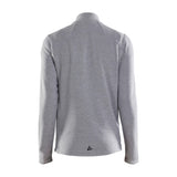 Adv Explore Heavy Fleece Jkt M - Grey Melange/Black - Back