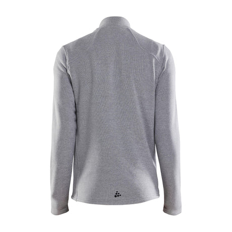 Adv Explore Heavy Fleece Jkt M - Grey Melange/Black - Back