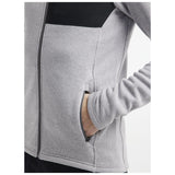 Adv Explore Heavy Fleece Jkt M - Grey Melange/Black - Closeup 4