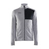 Adv Explore Heavy Fleece Jkt M - Grey Melange/Black - Front