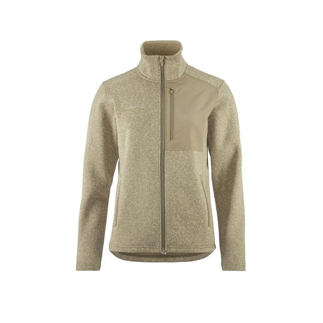 Adv Explore Heavy Fleece Jkt W - Beige/Melange - Front