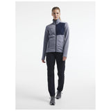 Adv Explore Heavy Fleece Jkt W - Grey Melange - Closeup 6