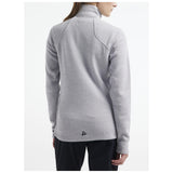 Adv Explore Heavy Fleece Jkt W - Grey Melange/Black - Closeup 2