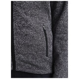 Adv Explore Heavy Fleece Jkt W - Black Melange - Closeup 4