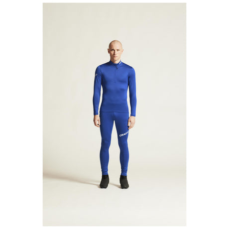 Adv Nordic Ski Club Jersey M - Club Cobolt/White - Closeup 1