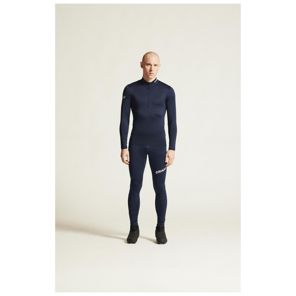 Adv Nordic Ski Club Jersey M - Dark Blue/White - Closeup 1