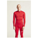 Adv Nordic Ski Club Jersey M - Red/White - Closeup 5