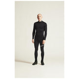 Adv Nordic Ski Club Jersey M - Black/White - Closeup 1