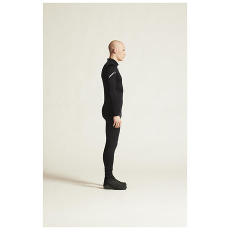 Adv Nordic Ski Club Jersey M - Black/White - Closeup 2