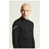 Adv Nordic Ski Club Jersey M - Black/White - Closeup 6