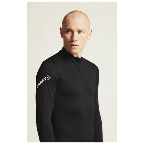 Adv Nordic Ski Club Jersey M - Black/White - Closeup 6