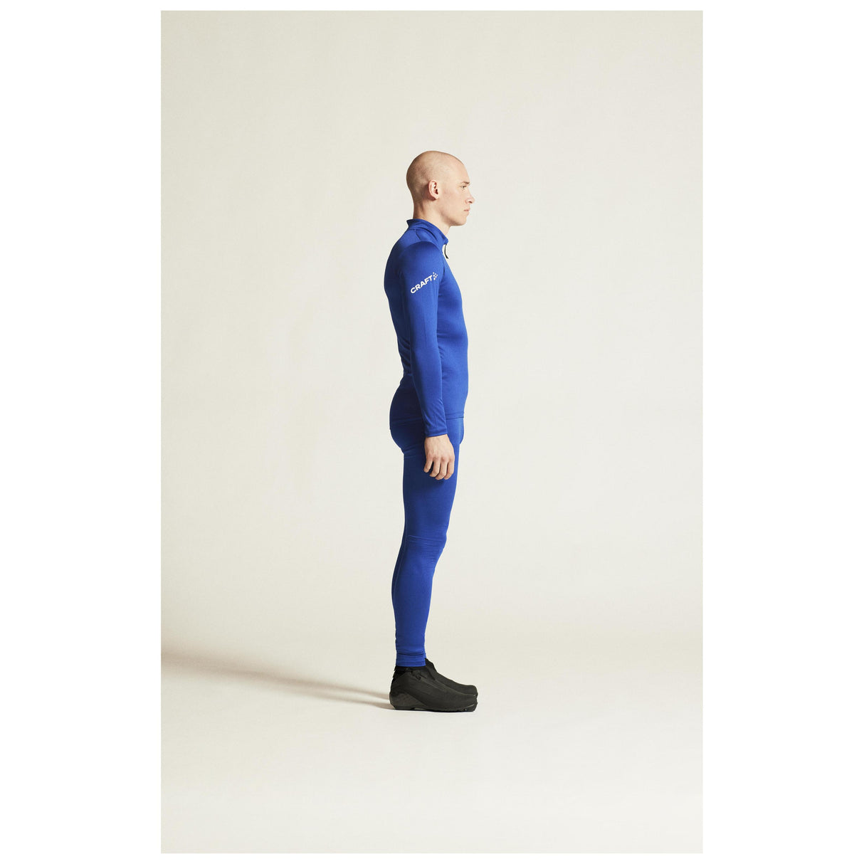 Adv Nordic Ski Club Tights M - Club Cobolt/White - Closeup 2