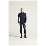 Adv Nordic Ski Club Tights M - Dark Blue/White - Closeup 1