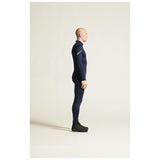 Adv Nordic Ski Club Tights M - Dark Blue/White - Closeup 2