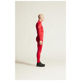Adv Nordic Ski Club Tights M - Red/White - Closeup 2