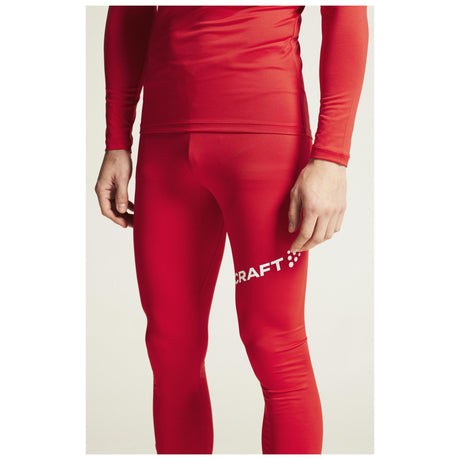 Adv Nordic Ski Club Tights M - Red/White - Closeup 6