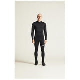 Adv Nordic Ski Club Tights M - Black/White - Closeup 1