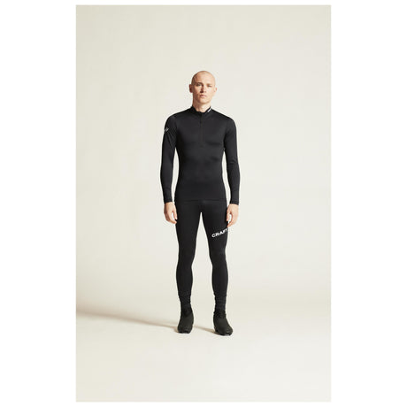 Adv Nordic Ski Club Tights M - Black/White - Closeup 1