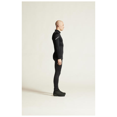 Adv Nordic Ski Club Tights M - Black/White - Closeup 2