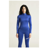 Adv Nordic Ski Club Jersey W - Club Cobolt/White - Closeup 5