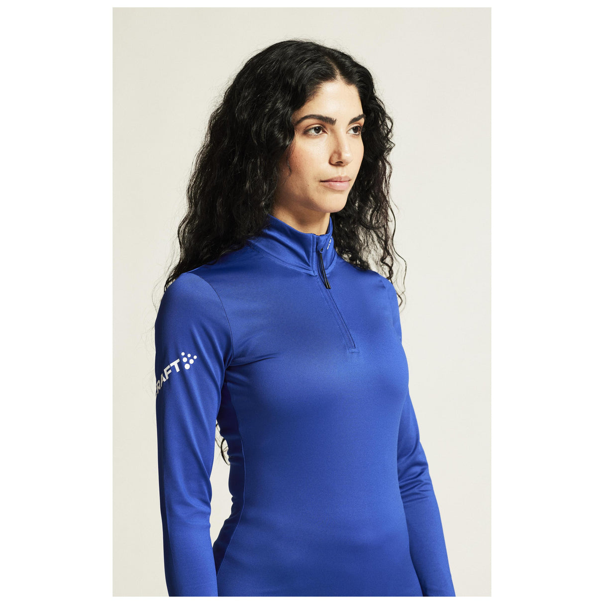 Adv Nordic Ski Club Jersey W - Club Cobolt/White - Closeup 6