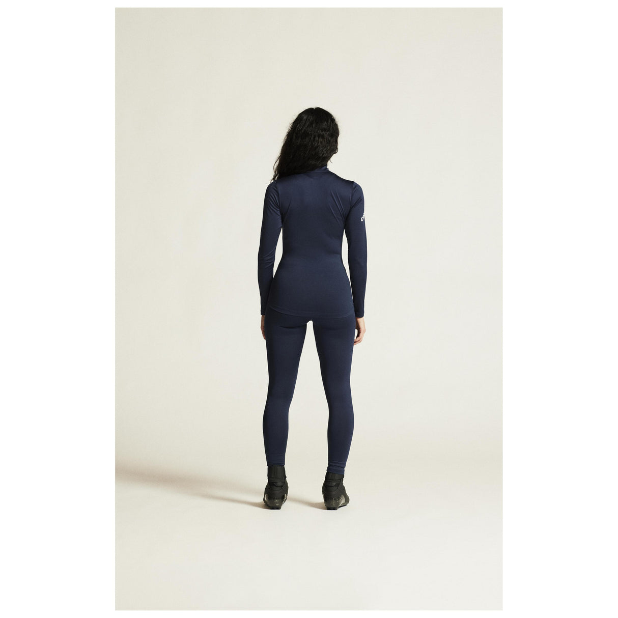 Adv Nordic Ski Club Jersey W - Dark Blue/White - Closeup 4