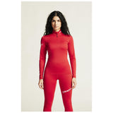 Adv Nordic Ski Club Jersey W - Red/White - Closeup 5