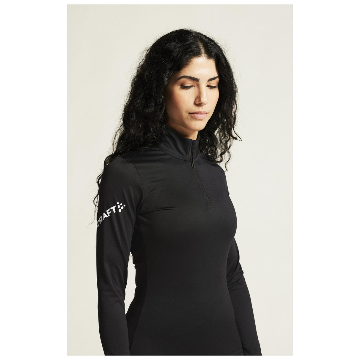 Adv Nordic Ski Club Jersey W - Black/White - Closeup 6