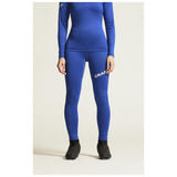 Adv Nordic Ski Club Tights W - Club Cobolt/White - Closeup 5